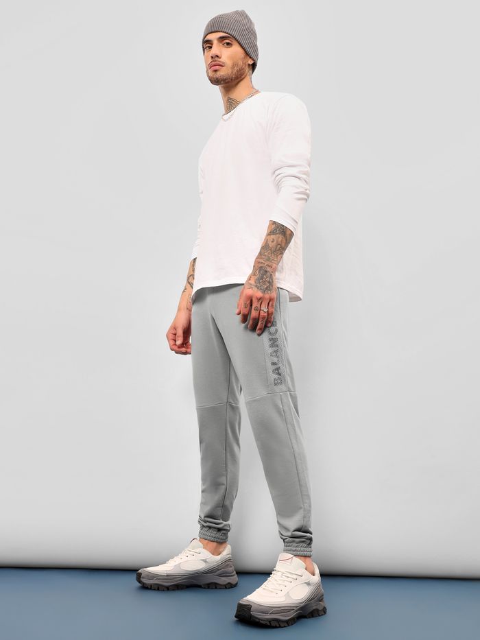 Light Grey Balance Knitted Men Jogger