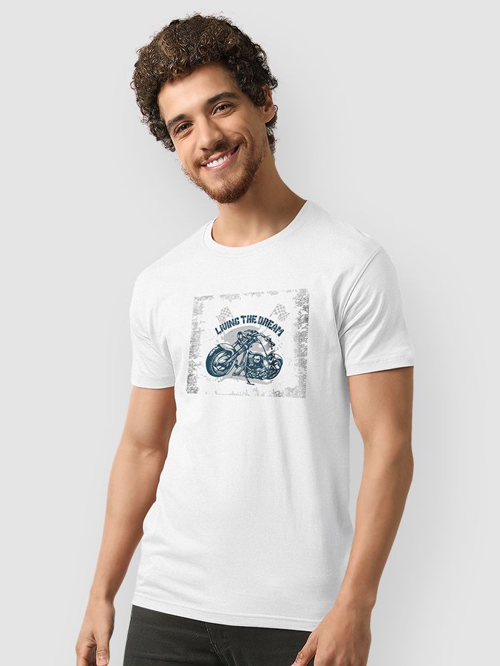 True Bike Lover Half Sleeve T-shirt for Men