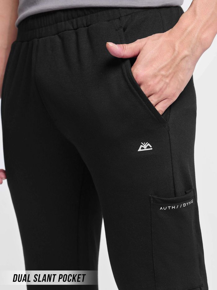 Jet Black Explorer Knitted Men Jogger - Image 2