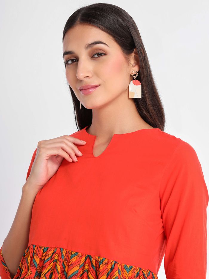 Multi-Colored A-Line Top - Image 2