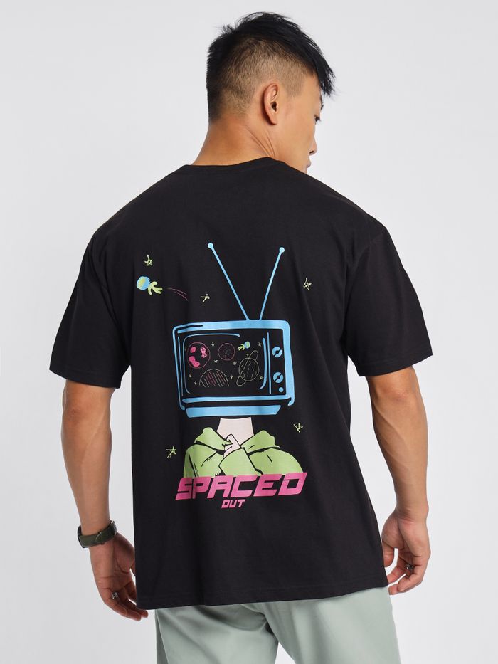Need More Space Printed Oversized T-shirt for Men - Image 2