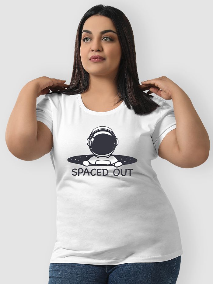 Spaced Out Women Plus Size T-shirt