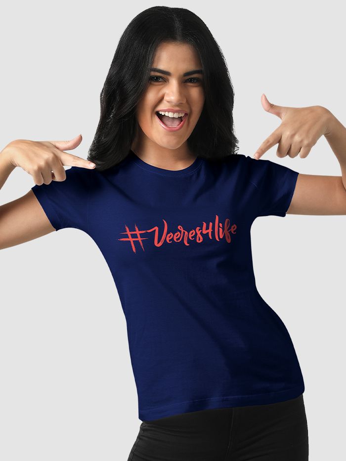 Veere's For Life Women's Printed T shirts For Girls