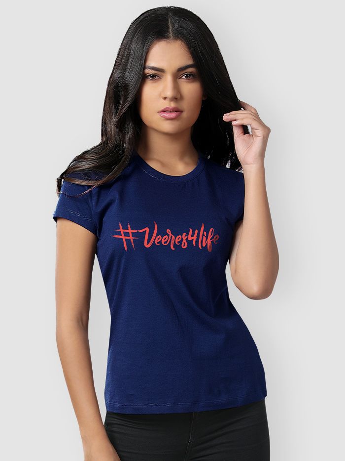 Veere's For Life Women's Printed T shirts For Girls - Image 2
