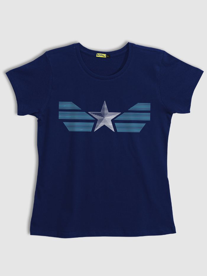 Captain America Logo T-shirts for Girls - Image 3