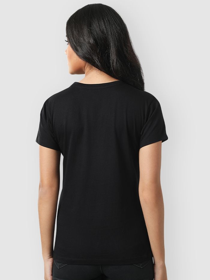 Now Or Never Printed Half Sleeve T-Shirt For Girls - Image 2