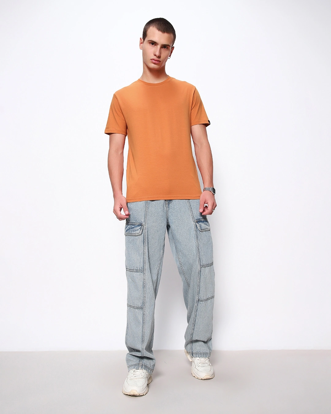 Men's Orange T-shirt - Image 5