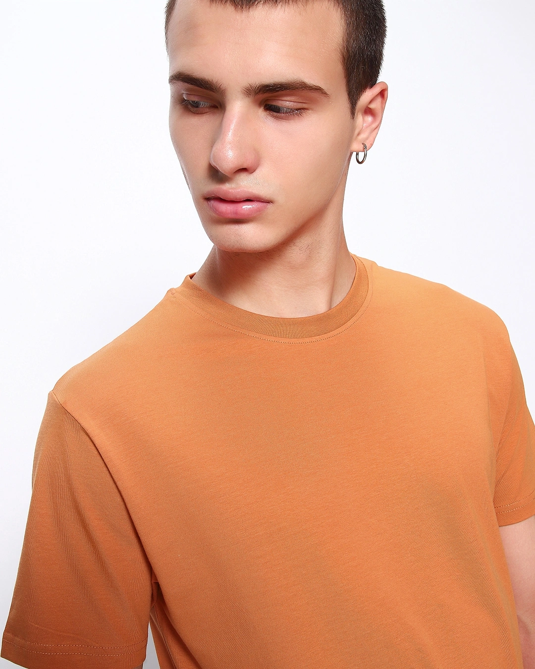 Men's Orange T-shirt - Image 6