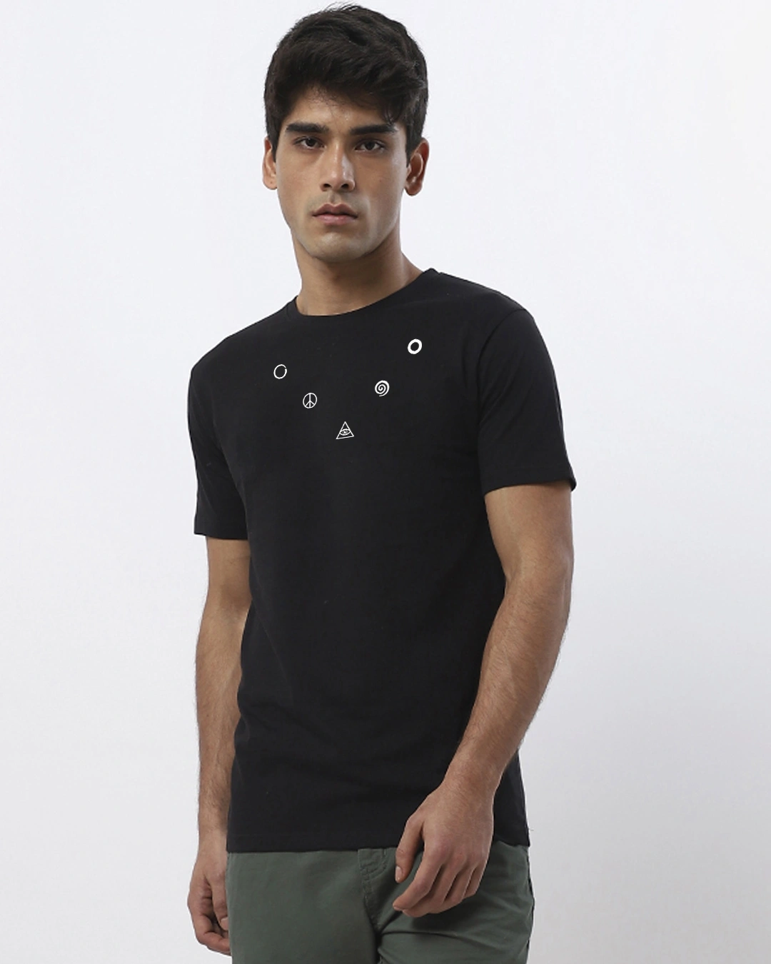 Men's Black Hope Street Typography T-shirt - Image 3