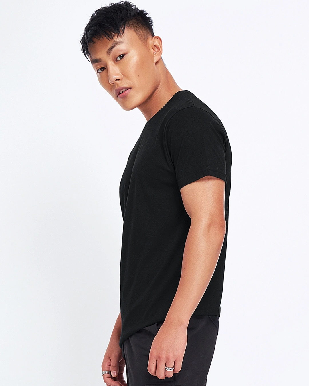 Men's Black T-shirt - Image 2