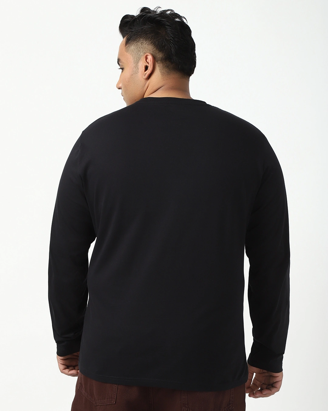 Men's Black Wolverine Graphic Printed Plus Size T-shirt - Image 3