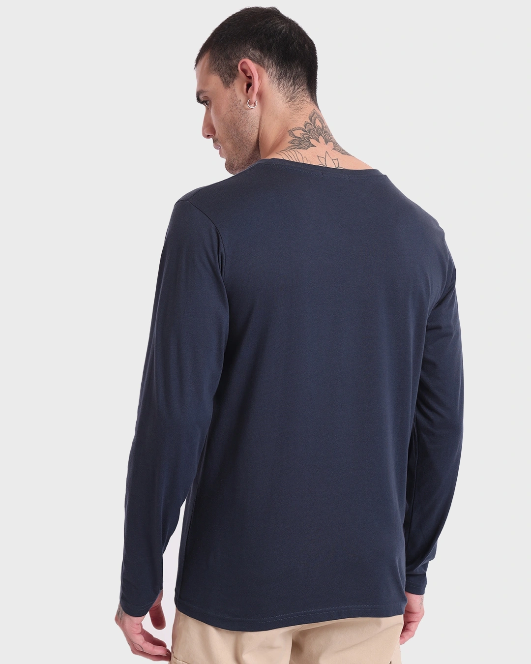 Men's Blue T-shirt - Image 4
