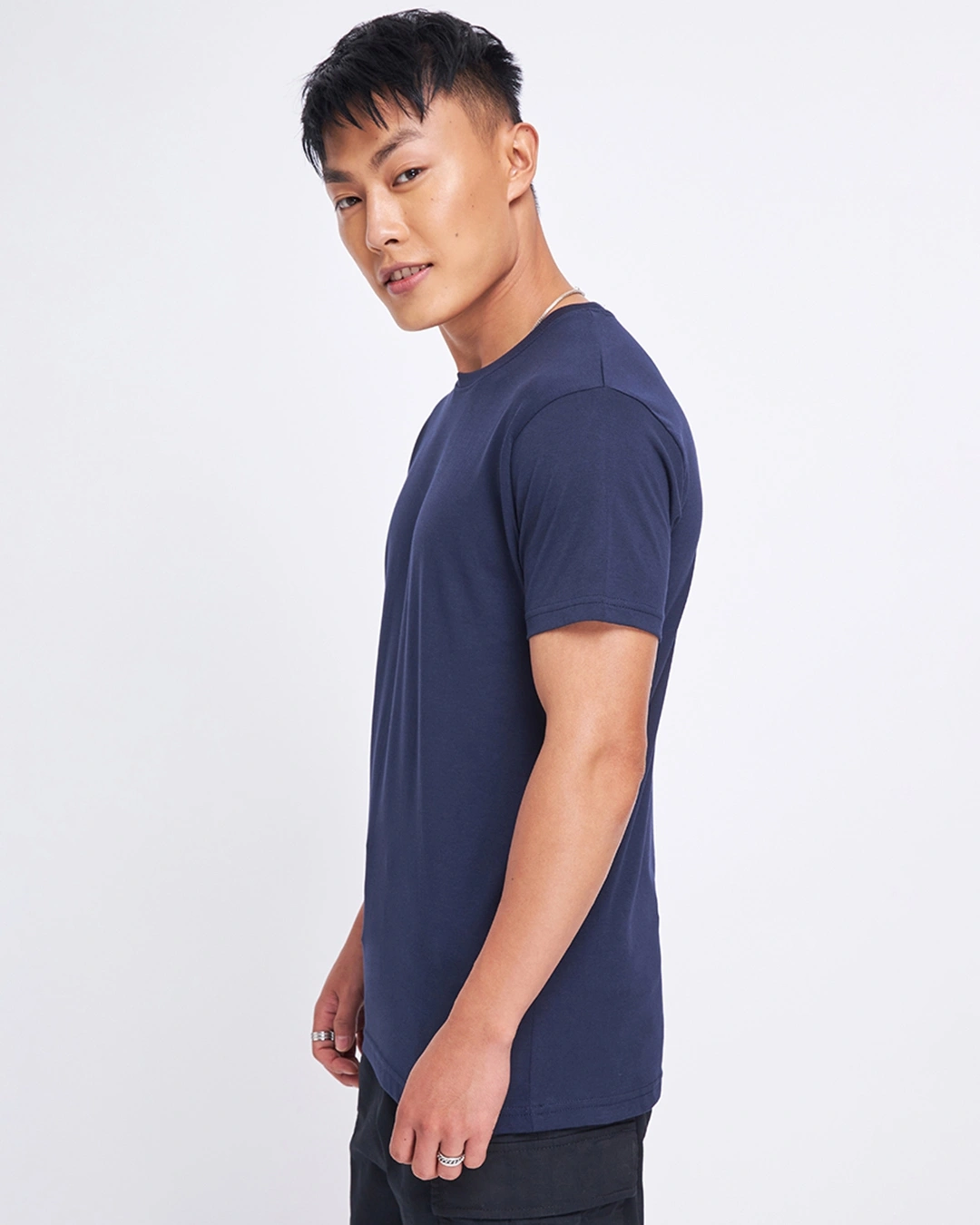 Men's Blue T-shirt - Image 2