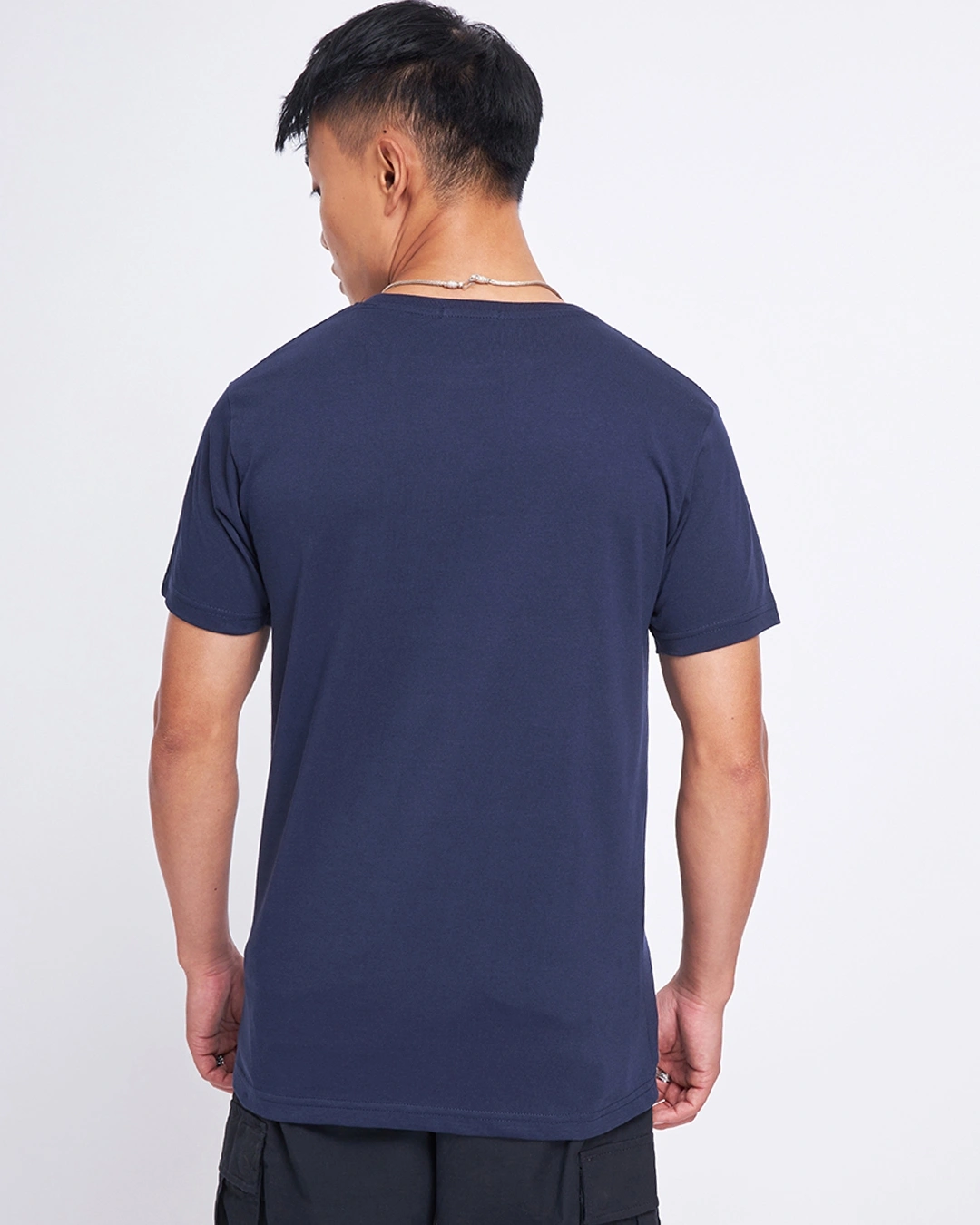 Men's Blue T-shirt - Image 3