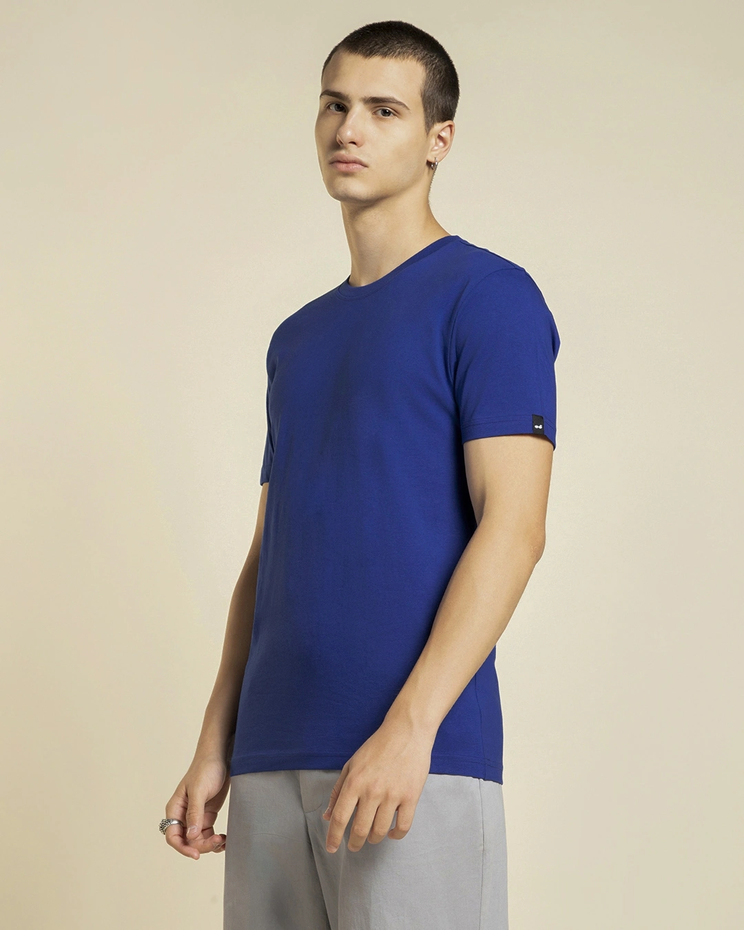 Men's Blue T-shirt - Image 2
