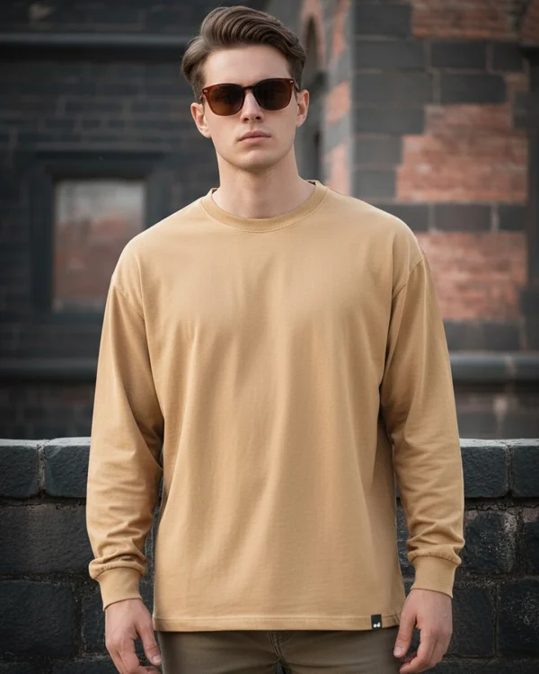 Men's Brown Oversized T-shirt
