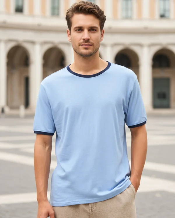 Men's Clear Sky Blue T-shirt