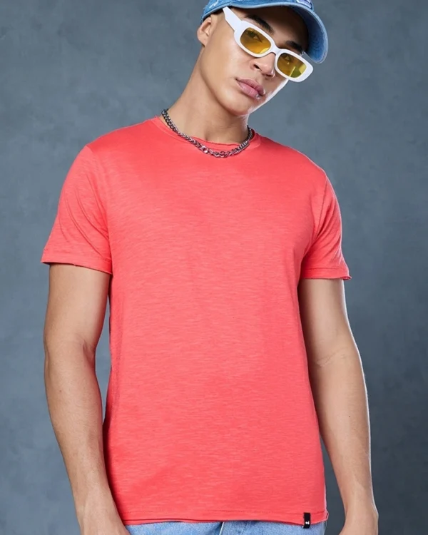 Men's Coral Pink T-shirt