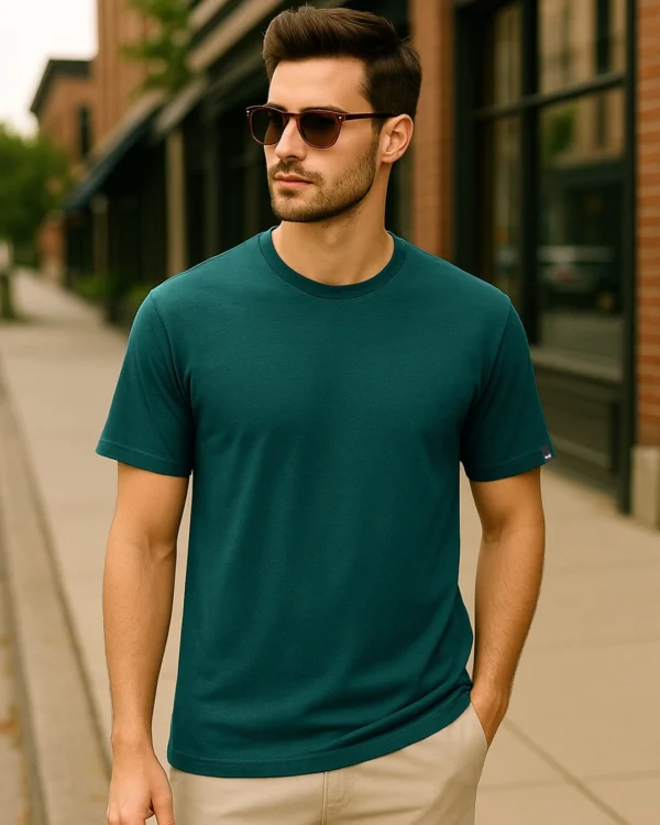 Men's Dark Sea Green T-shirt