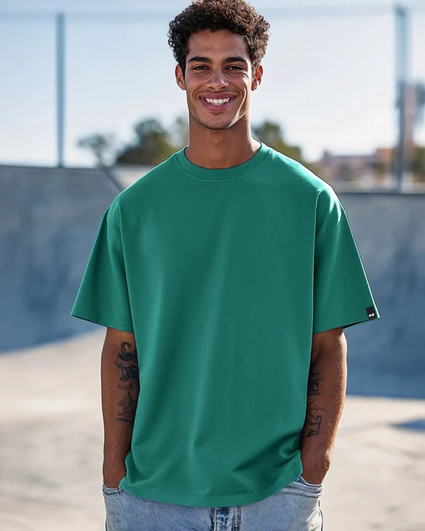 Men's Green Oversized T-shirt