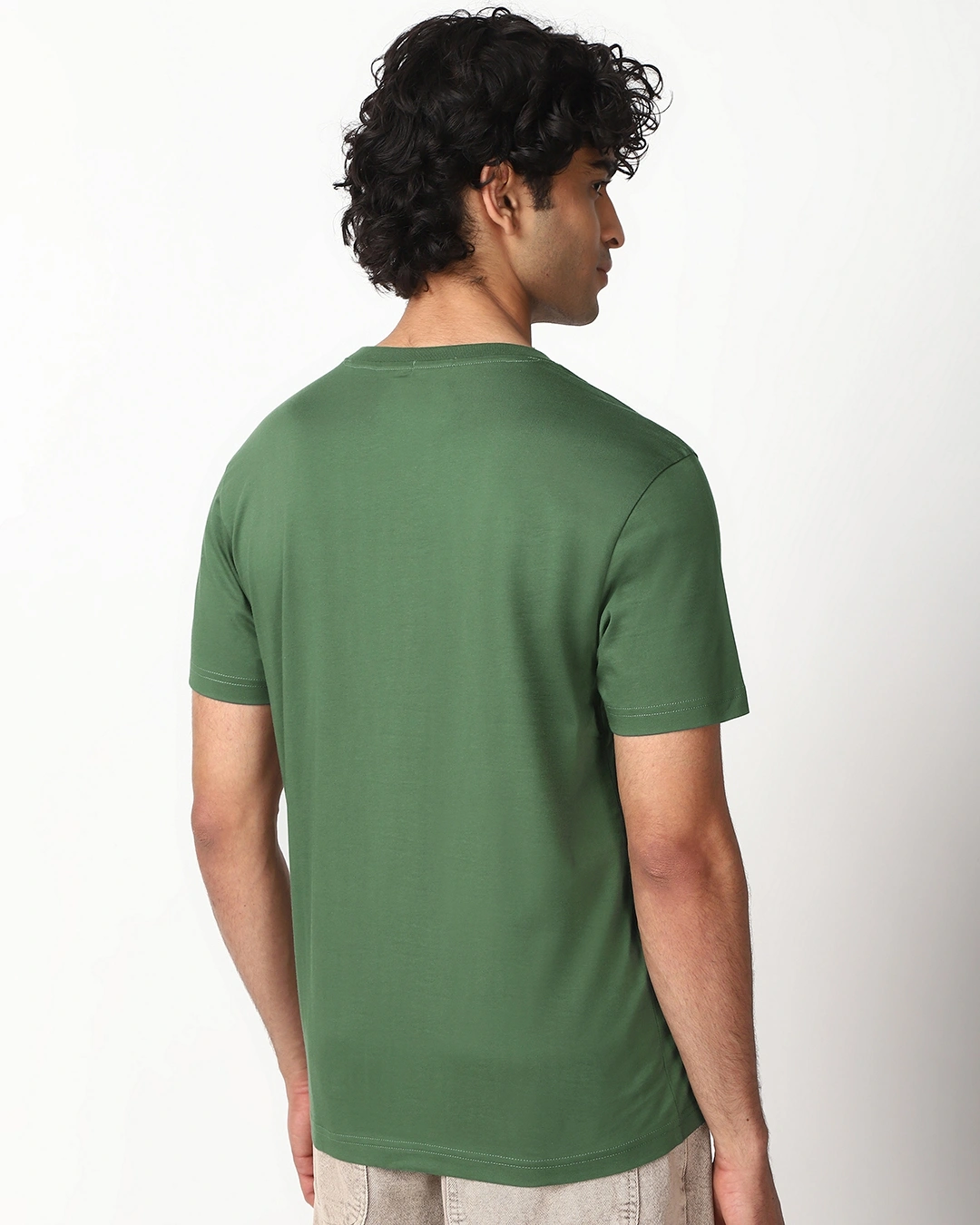 Men's Green T-shirt - Image 3