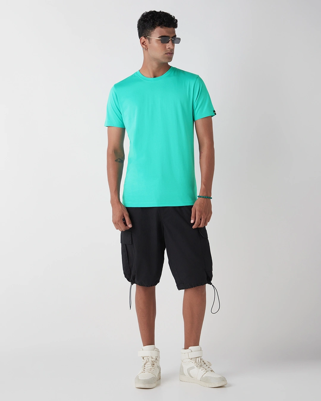 Men's Pool Blue T-shirt - Image 4
