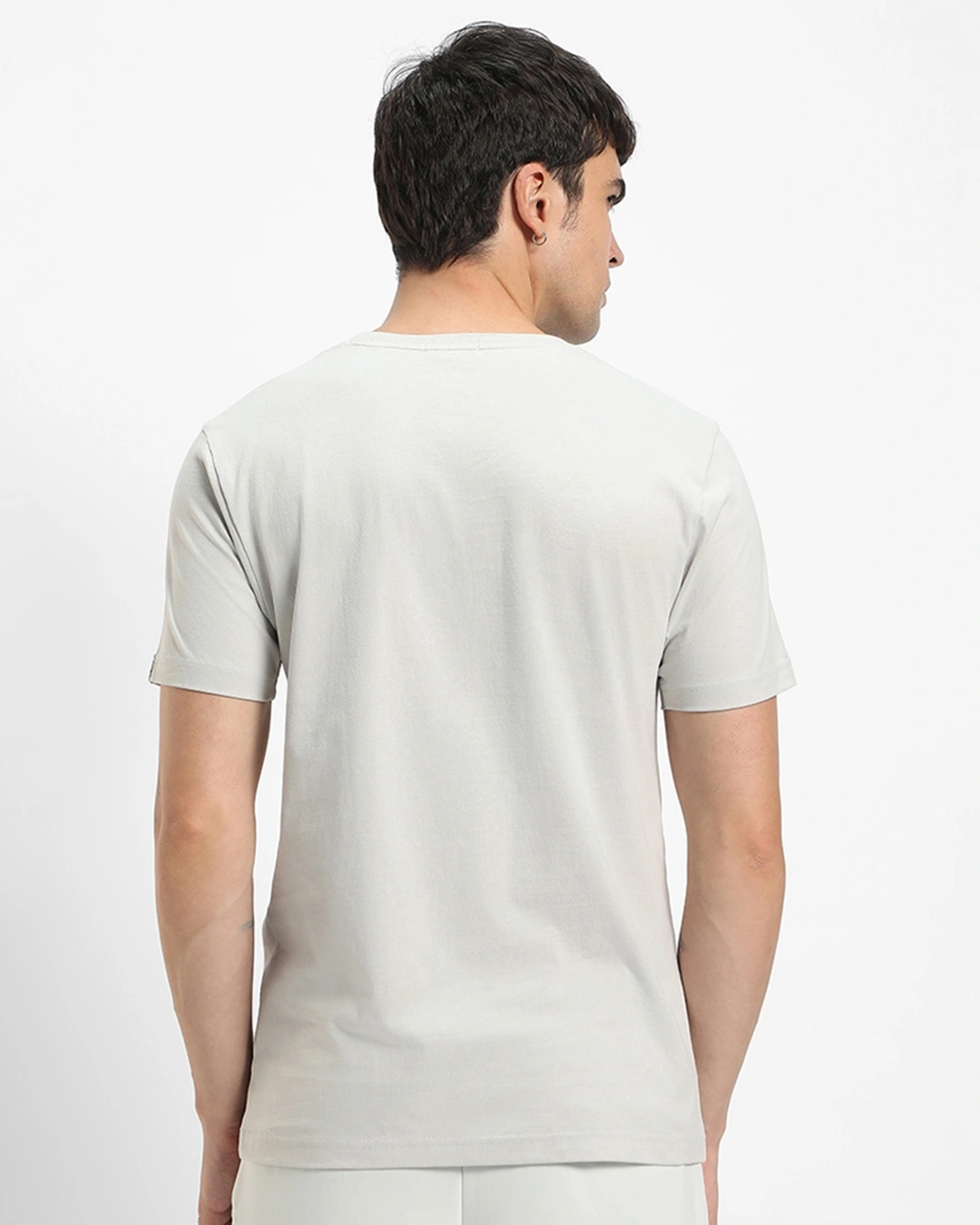 Men's Grey Shit Graphic Printed T-shirt - Image 2