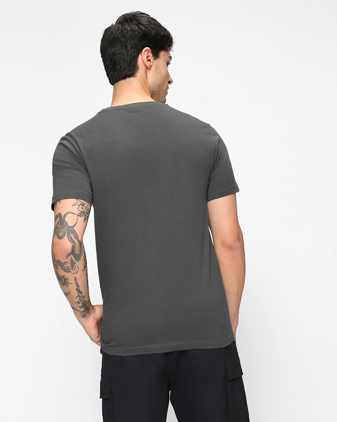 Men's Grey T-shirt - Image 2