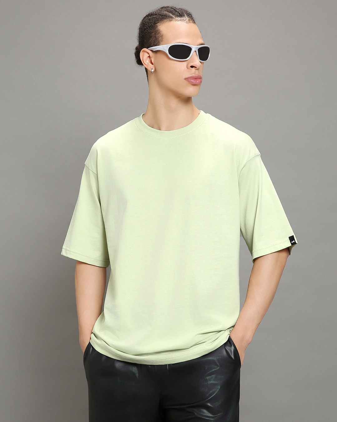 Men's Green Oversized T-shirt - Image 2