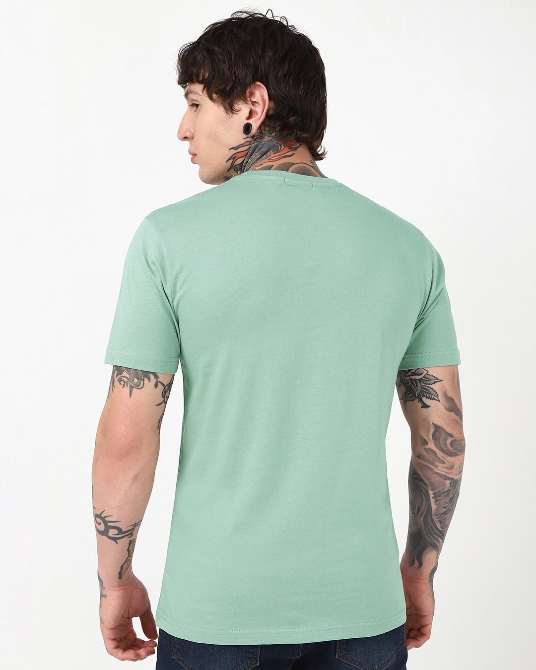 Men's Iceberg Green T-shirt - Image 3