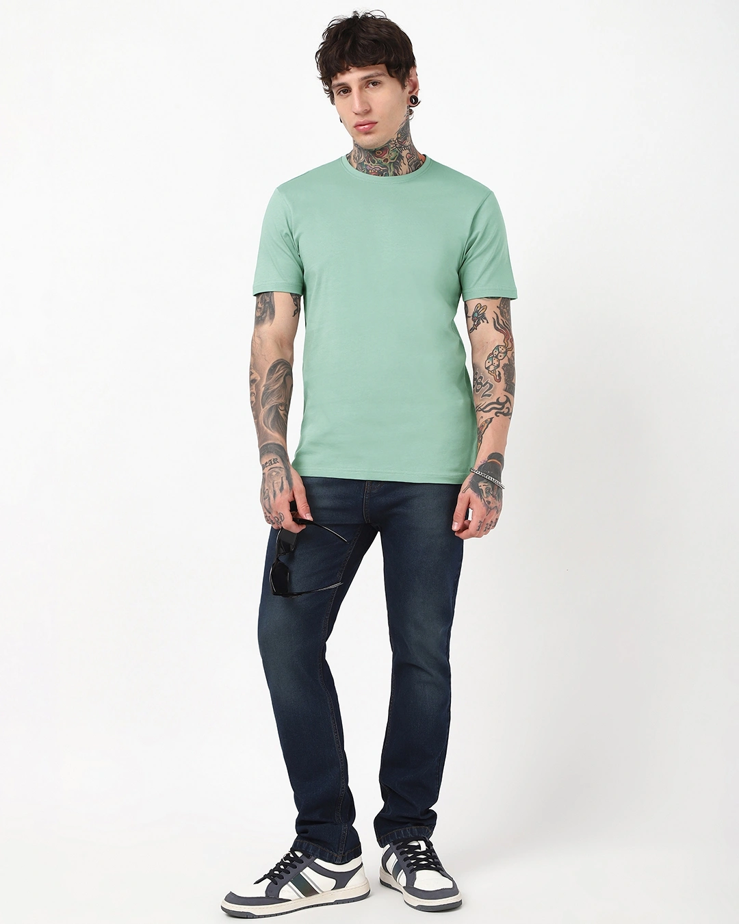 Men's Iceberg Green T-shirt - Image 4