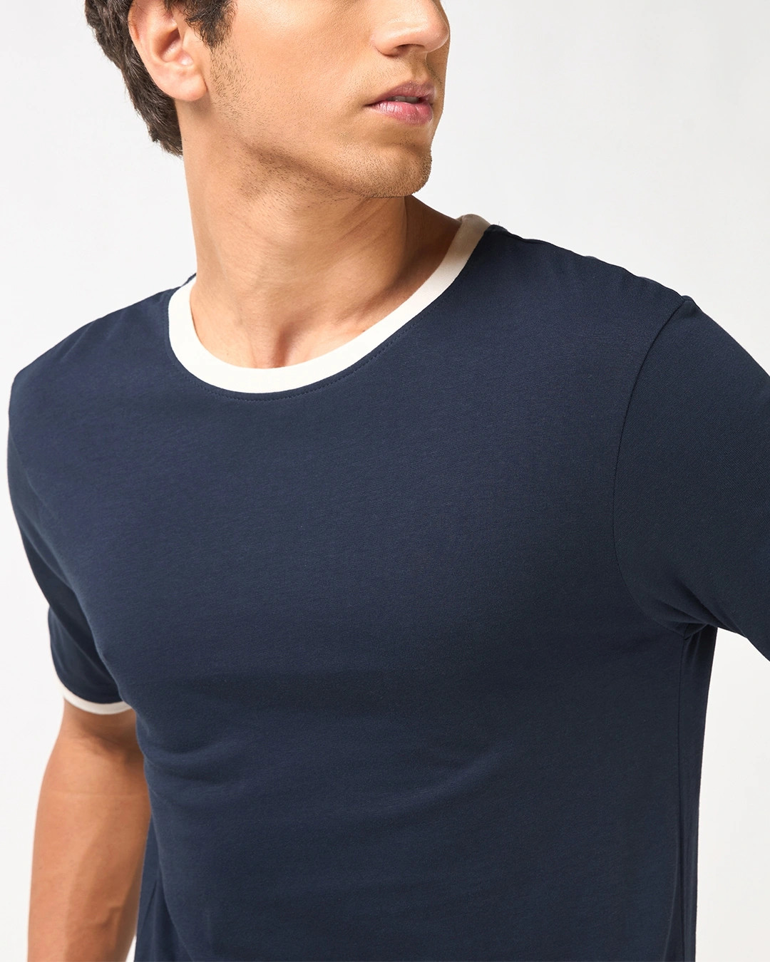 Men's Navy Blue T-shirt - Image 5
