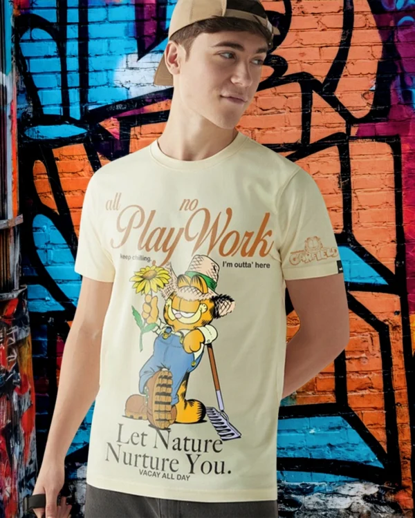 Men's Off White All Play Graphic Printed T-shirt