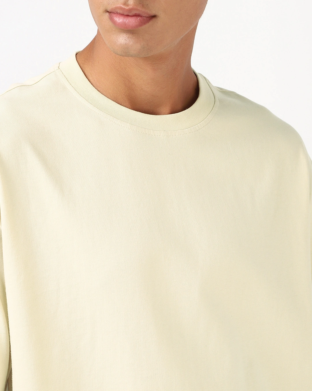 Men's Off White Oversized T-shirt - Image 5