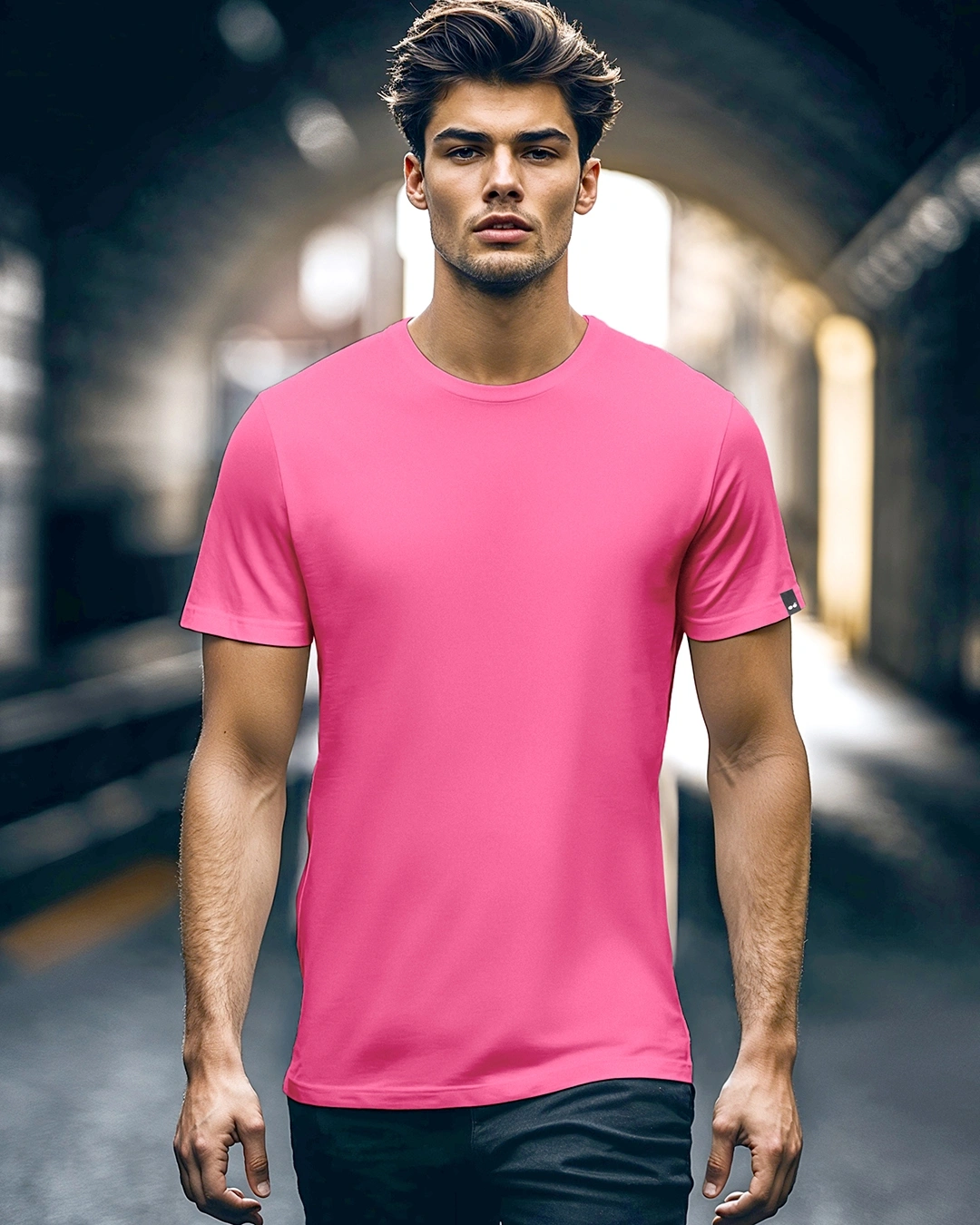 Men's Pink T-shirt