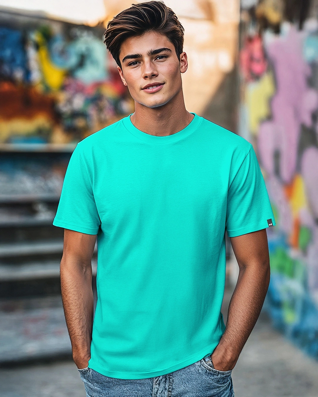 Men's Pool Blue T-shirt