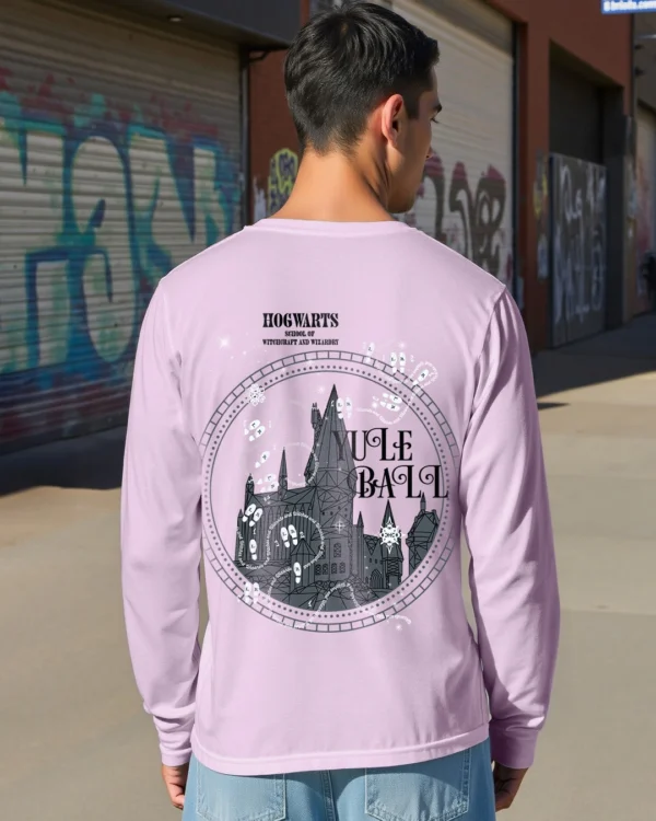 Men's Purple Witchcraft Graphic Printed T-shirt