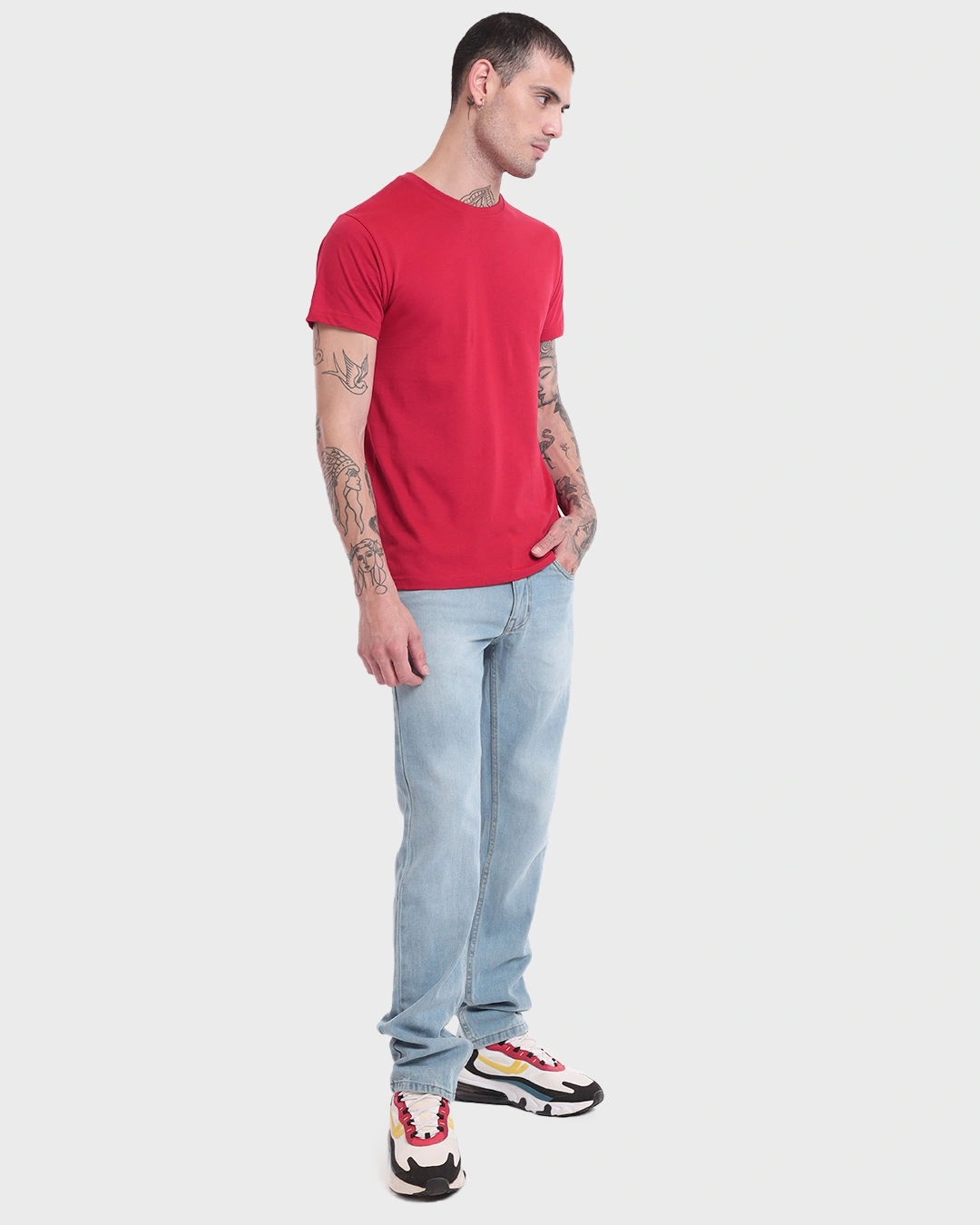 Men's Red T-shirt - Image 4