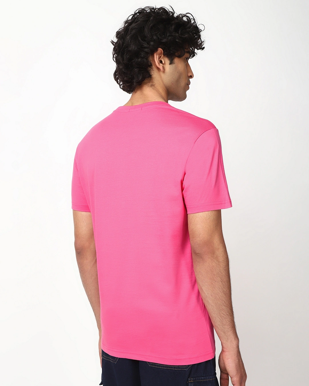 Men's Pink T-shirt - Image 3