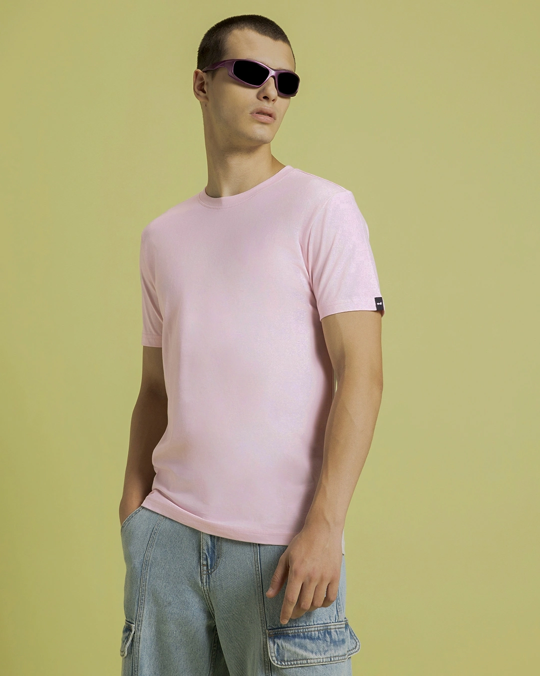 Men's Pink T-shirt - Image 2