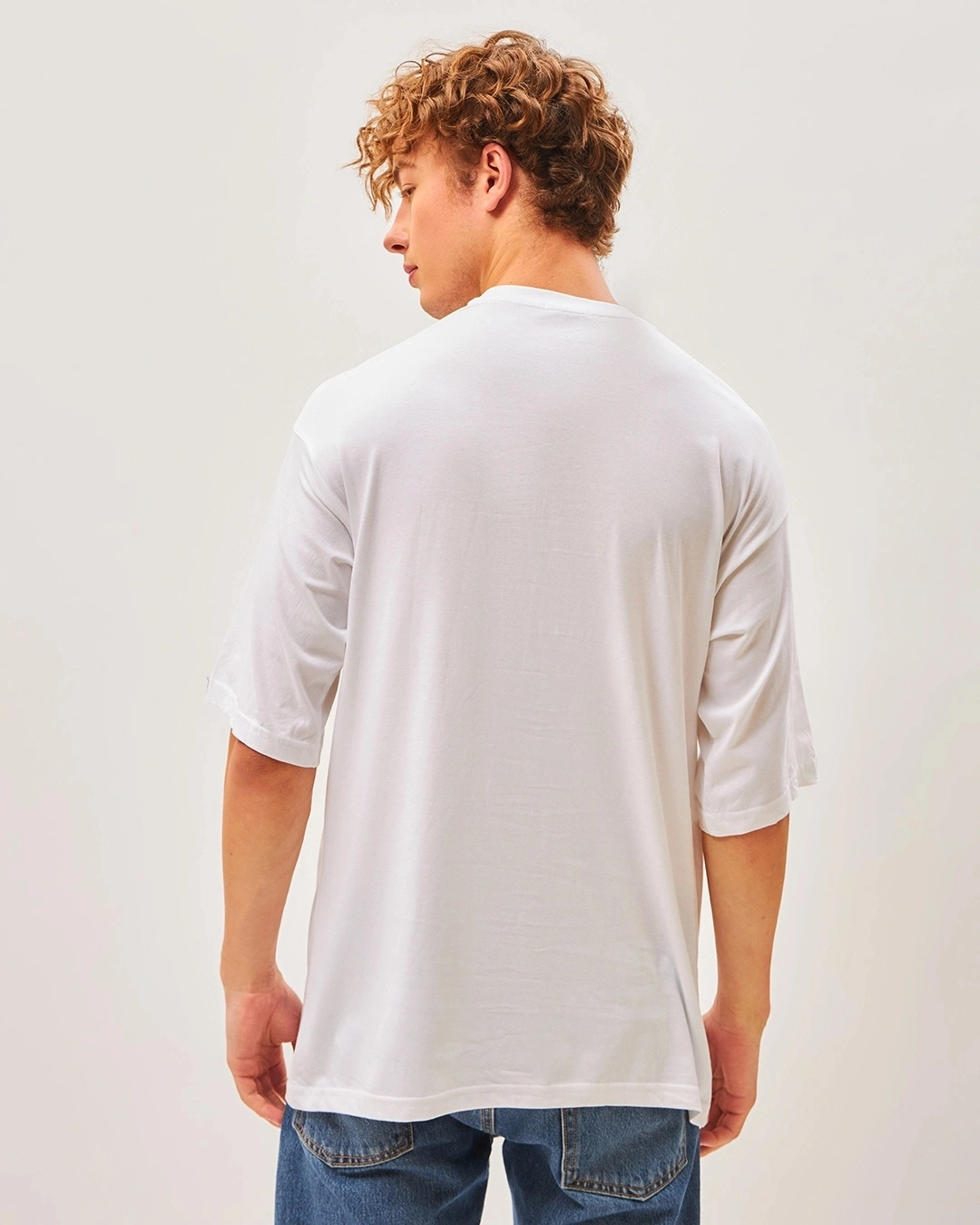 Men's White Marvel Ironman Typography Oversized T-shirt - Image 4